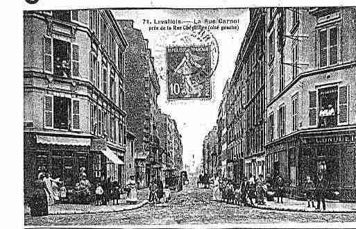 Ville de LEVALLOISPERRET Carte postale ancienne