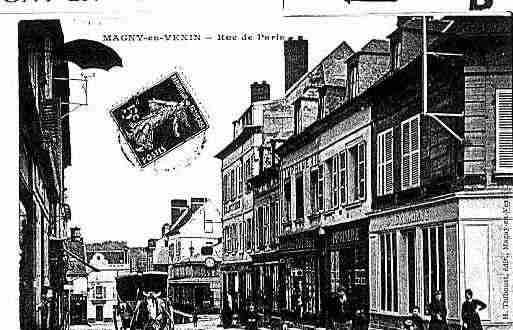 Ville de MAGNYENVEXIN Carte postale ancienne