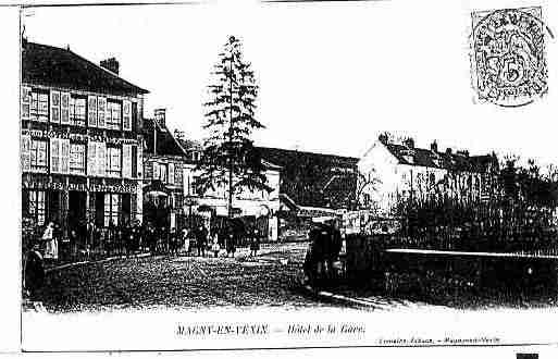 Ville de MAGNYENVEXIN Carte postale ancienne