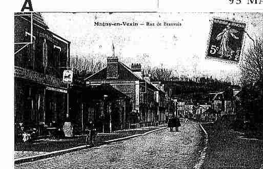 Ville de MAGNYENVEXIN Carte postale ancienne