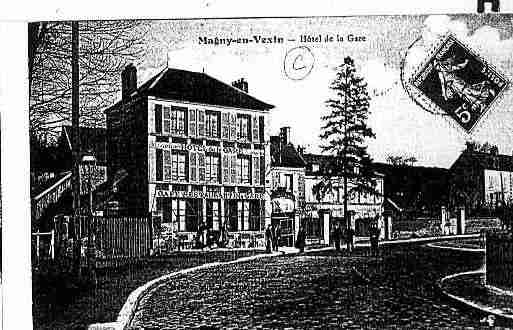 Ville de MAGNYENVEXIN Carte postale ancienne