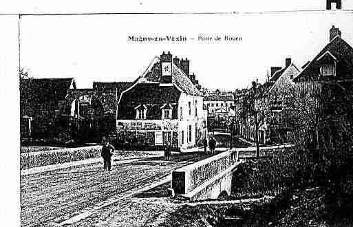 Ville de MAGNYENVEXIN Carte postale ancienne