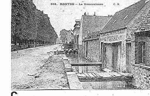 Ville de MANTES Carte postale ancienne