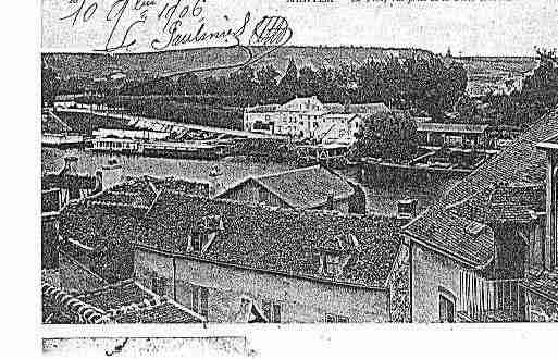 Ville de MANTES Carte postale ancienne