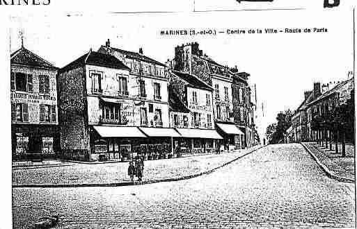 Ville de MARINES Carte postale ancienne