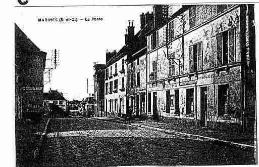 Ville de MARINES Carte postale ancienne