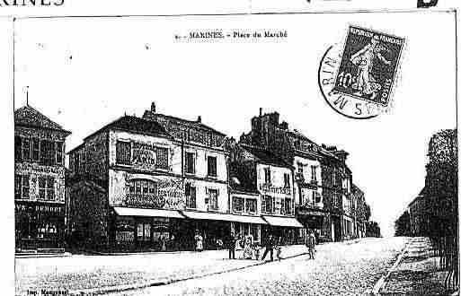 Ville de MARINES Carte postale ancienne