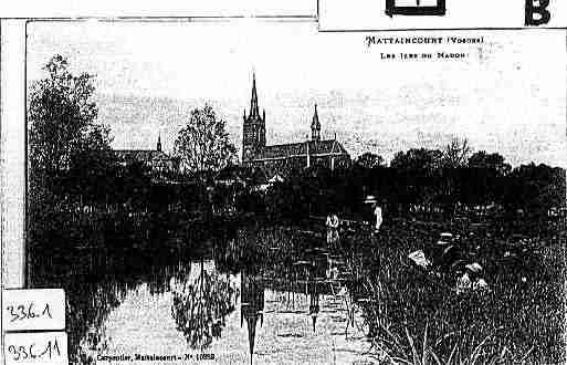 Ville de MATTAINCOURT Carte postale ancienne