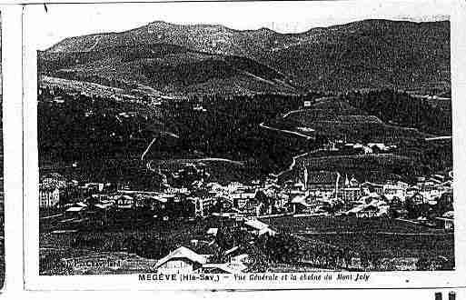 Ville de MEGEVE Carte postale ancienne