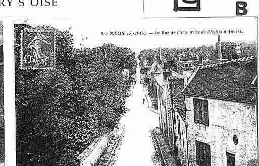 Ville de MERYSUROISE Carte postale ancienne