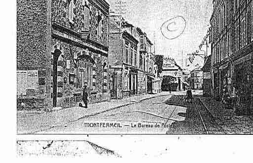 Ville de MONTFERMEIL Carte postale ancienne