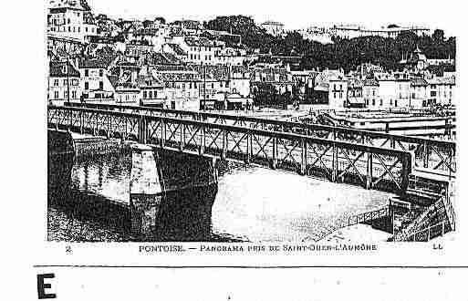 Ville de PONTOISE Carte postale ancienne