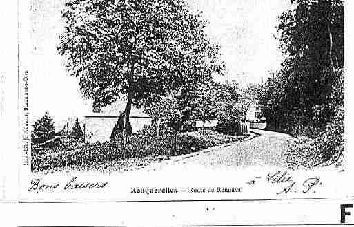 Ville de RONQUEROLLES Carte postale ancienne