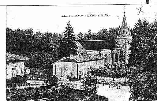 Ville de SAINTCHERON Carte postale ancienne