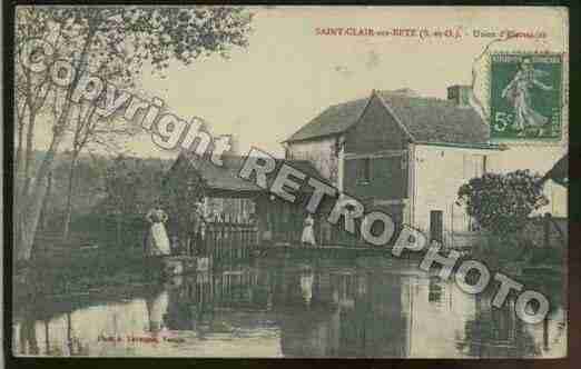 Ville de SAINTCLAIRSUREPTE Carte postale ancienne