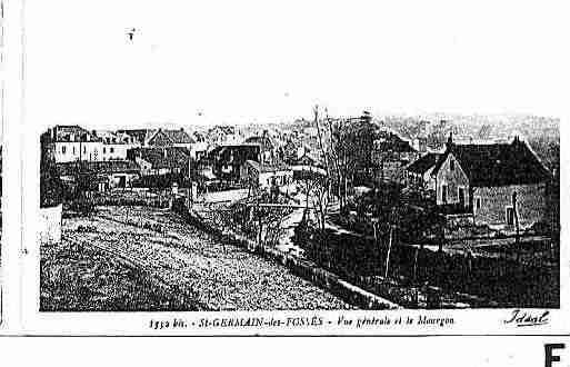 Ville de SAINTGERMAINDESFOSSES Carte postale ancienne