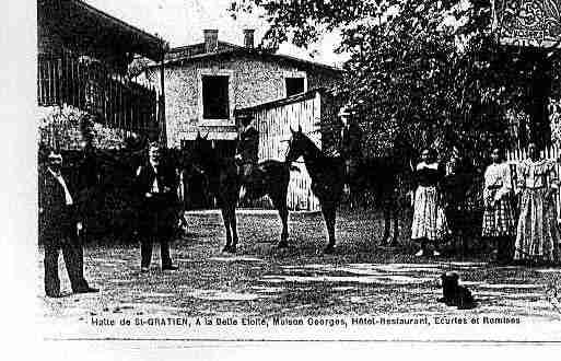 Ville de SAINTGRATIEN Carte postale ancienne