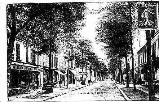 Ville de SAINTMAURDESFOSSES Carte postale ancienne