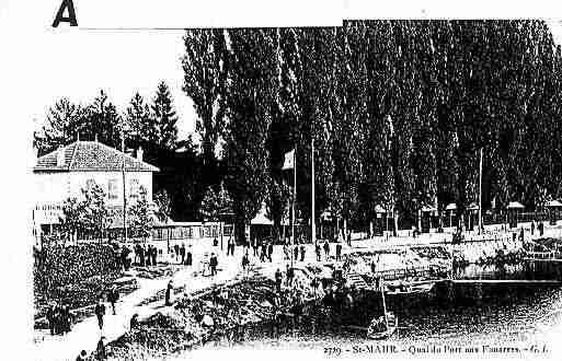 Ville de SAINTMAURDESFOSSES Carte postale ancienne