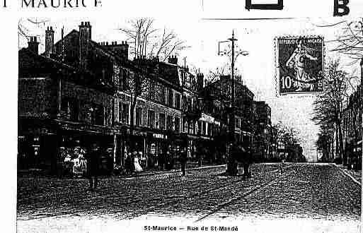 Ville de SAINTMAURICE Carte postale ancienne