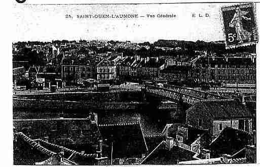 Ville de SAINTOUENL\'AUMONE Carte postale ancienne