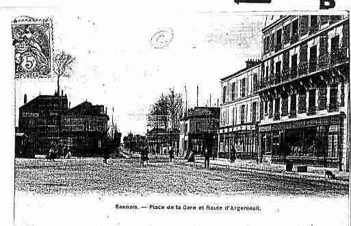 Ville de SANNOIS Carte postale ancienne