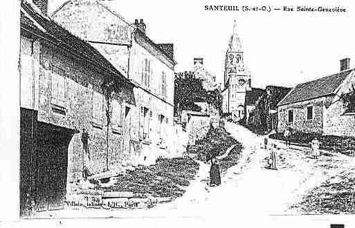 Ville de SANTEUIL Carte postale ancienne