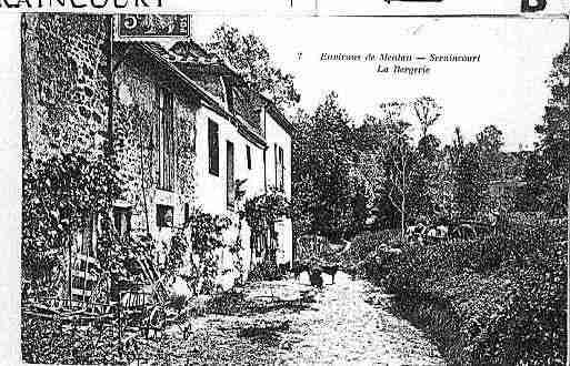 Ville de SERAINCOURT Carte postale ancienne