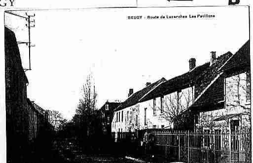 Ville de SEUGY Carte postale ancienne