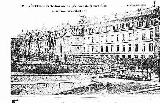 Ville de SEVRES Carte postale ancienne