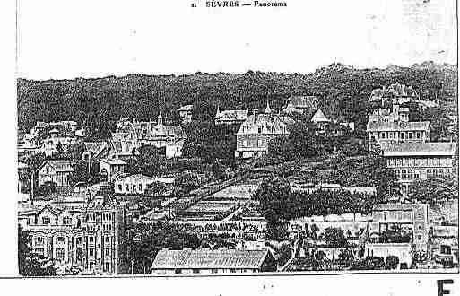 Ville de SEVRES Carte postale ancienne