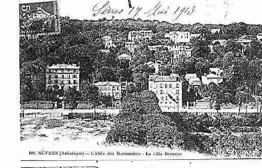 Ville de SEVRES Carte postale ancienne