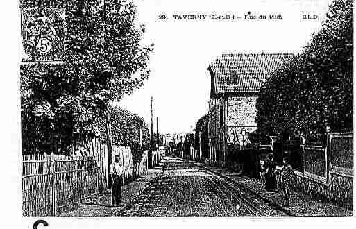 Ville de TAVERNY Carte postale ancienne