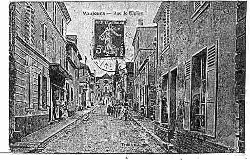 Ville de VAUJOURS Carte postale ancienne