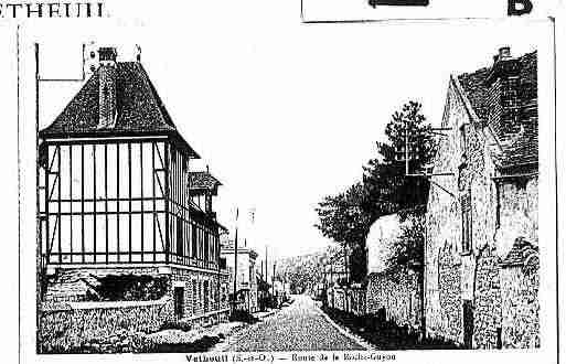 Ville de VETHEUIL Carte postale ancienne