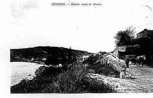 Ville de VETHEUIL Carte postale ancienne