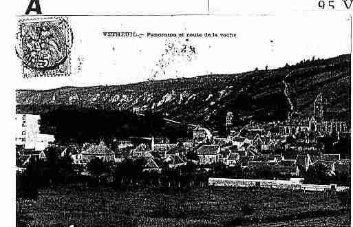 Ville de VETHEUIL Carte postale ancienne