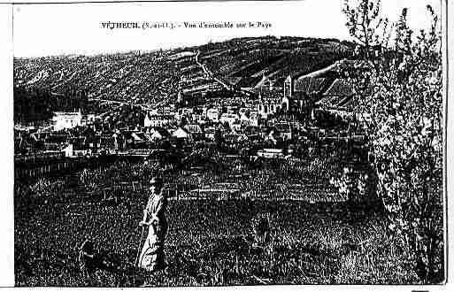 Ville de VETHEUIL Carte postale ancienne