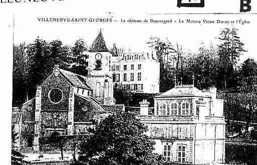 Ville de VILLENEUVESAINTGEORGES Carte postale ancienne