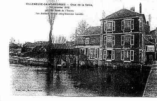 Ville de VILLENEUVESAINTGEORGES Carte postale ancienne