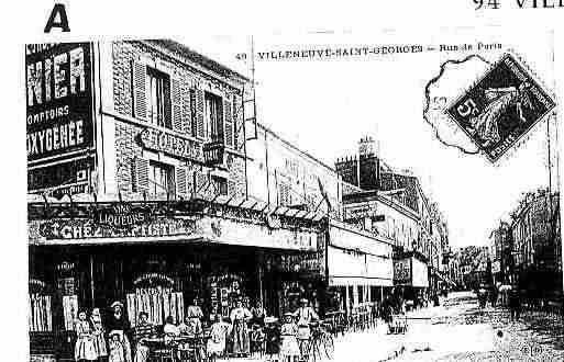 Ville de VILLENEUVESAINTGEORGES Carte postale ancienne