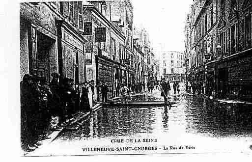 Ville de VILLENEUVESAINTGEORGES Carte postale ancienne