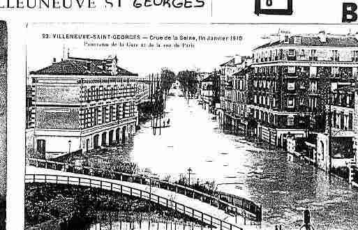 Ville de VILLENEUVESAINTGEORGES Carte postale ancienne