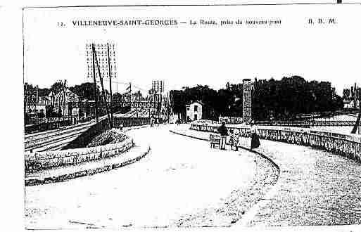 Ville de VILLENEUVESAINTGEORGES Carte postale ancienne