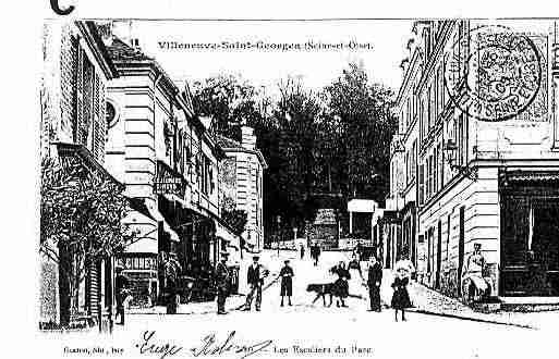 Ville de VILLENEUVESAINTGEORGES Carte postale ancienne