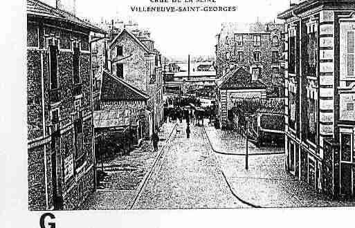 Ville de VILLENEUVESAINTGEORGES Carte postale ancienne