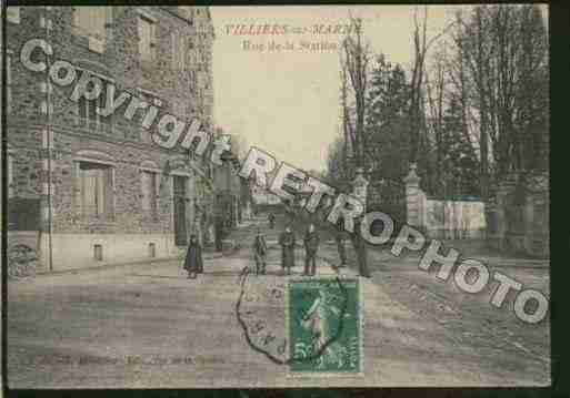 Ville de VILLIERSSURMARNE Carte postale ancienne