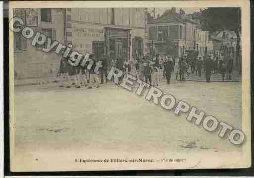 Ville de VILLIERSSURMARNE Carte postale ancienne