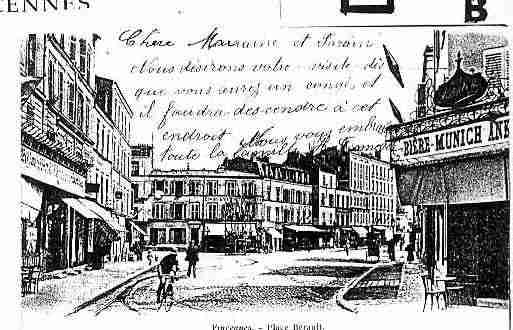 Ville de VINCENNES Carte postale ancienne