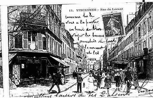 Ville de VINCENNES Carte postale ancienne